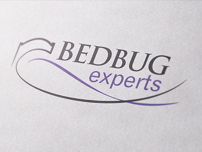 Bedbug Experts bed bed bugs branding logo design