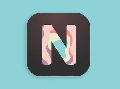 "N" Icon design icon illustration logo