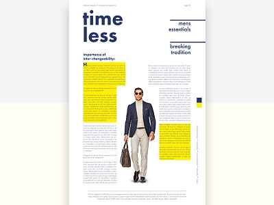 time magazine article template