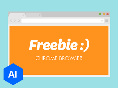 Flat Chrome vector freebie browser freebie illustrator vector