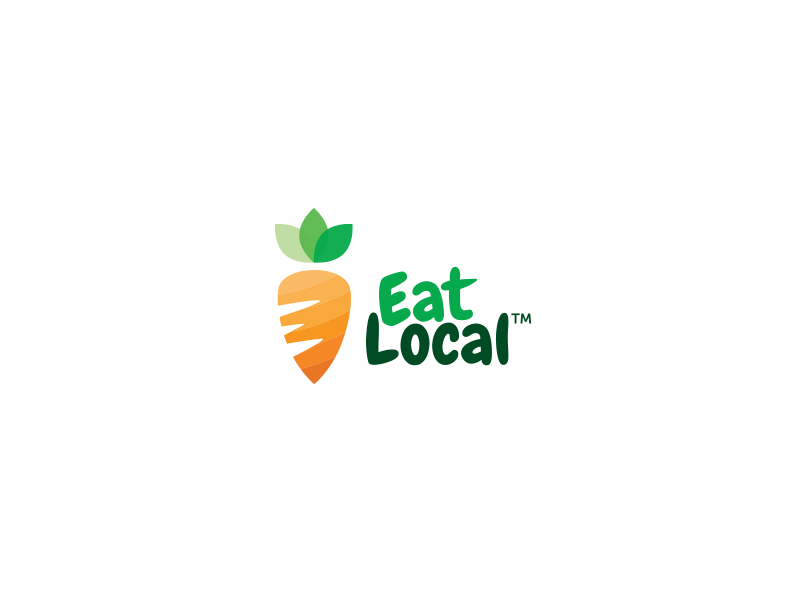 Eat Local Logo by Tudor Popa on Dribbble