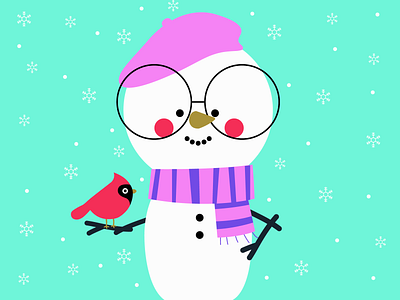 Snowman design graphic design illustration vector