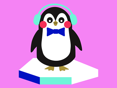 Penguin design graphic design illustration vector