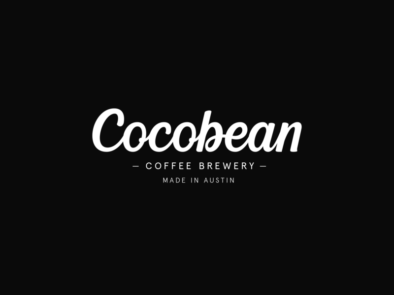 Cocobean - Handletterd logo brand branding calligraphy custom hand lettering hand lettering handlettered handlettering identity lettering logo logo design logotype script type typography wordmark wordmarks