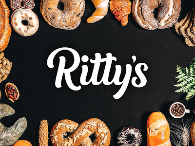 Ritty's - Custom logotype brand branding calligraphy custom design hand lettering handlettered handlettering identity lettering logo logo design logodesign logotype script type typography vector wordmark