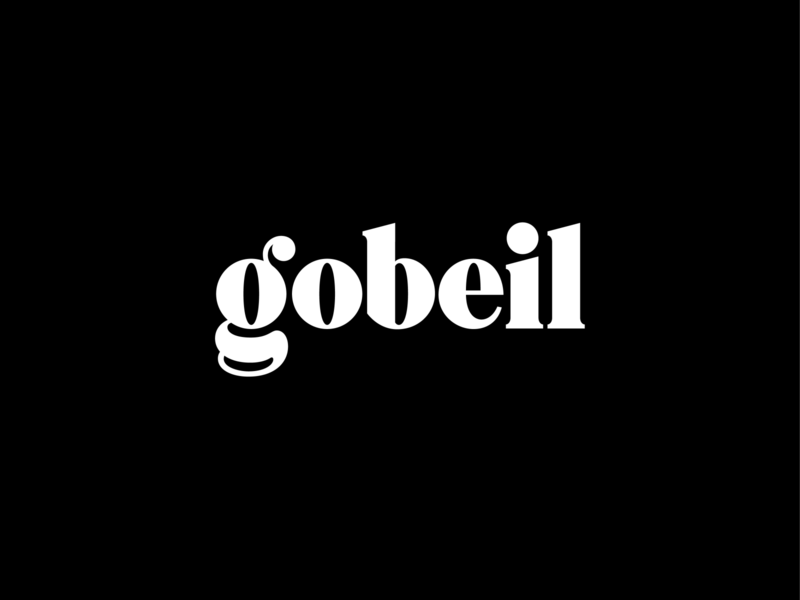 Gobeil - Custom Wordmark brand branding custom hand lettering handlettering identity lettering logo logo design logotype script serif type typography wordmark