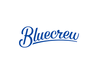 Bluecrew - Custom Logotype branding calligraphy custom design hand lettering handlettering identity lettering logo logo design logotype script type typography wordmark