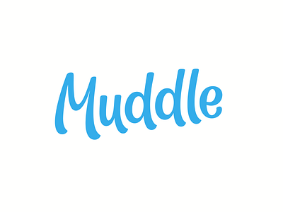 Muddle Custom Logotype