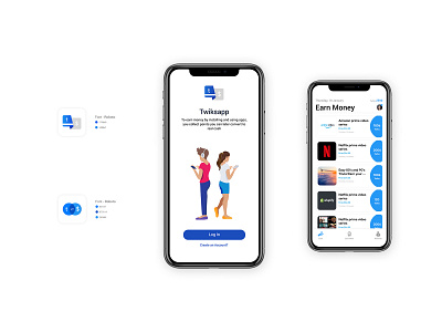 Earn Money app illusration ios ios icons payment app rewards