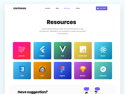 Resources Page  - Chitranu