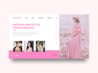 Fashion e-commerce concept design ecommerce ecommerce design fashion fashion blog typography ui ux web web design website