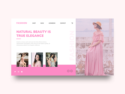 Fashion e-commerce concept