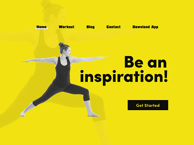 Fitness Webpage Concept