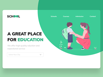 School Website Concept