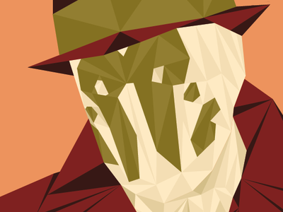 Rorschach illustrator lowpoly poly vector