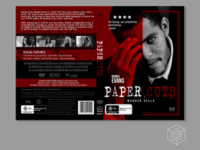 Paper Cuts - DVD cover design dvd cover graphic design photoshop university project