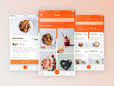 Restaurant App app clean exploration ios iphone6 restaurant screen ui ux