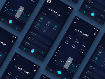 Exploration || Crypto App app clean crypto dark design exploration figma fresh ios ui design ux design