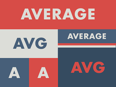 Average a average avg ben johnson brand branding colors identity logotype