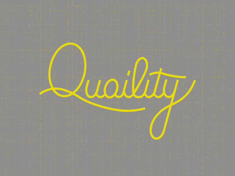 Quaility {GIF} bird hand lettering lettering quality type typography