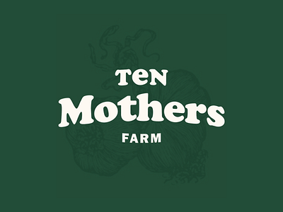 Ten Mothers Farm Branding Concept agricultural agriculture branding farm farmers market garden identity logo website