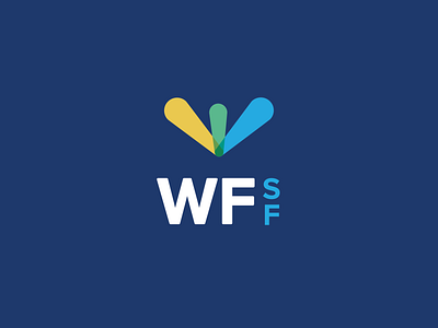WFSF blue brand branding design color education education logo identity kids mission nonprofit