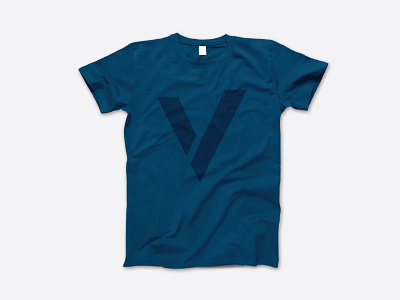 V Is For Victory apparel blue brand church icon identity logo ministry shirt v
