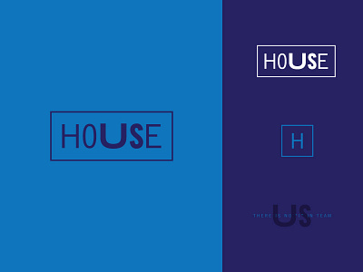 HOUSE (WIP) blue brand church h house logo ministry modern simple team type
