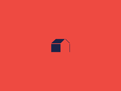 House 2 (WIP) blue brand church house icon illustration minimal ministry red simple team
