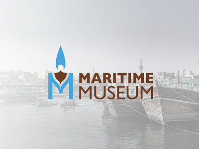 Maritime Museum adobe branding design illustrator logo stationery vector