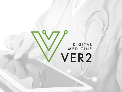 VER2 Digital Medicine Rebranding | 2014 adobe adobe illustrator connect creative design designer digital digital medicine graphicdesign healthcare logo logo design logo design branding logodesigner logoideas logomaker logomark medical medicine vlogo