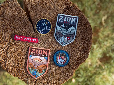 R&R 2017 Zion Patches illustration patches