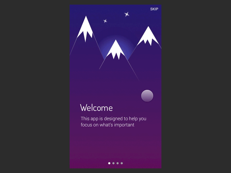 DailyUI - 023 - Onboarding 023 dailyui onboarding zen