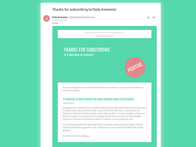 DailyUI - 077 - Thank You