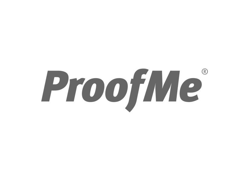 ProofMe Logo animation approve brand checkmark collaboration feedback logo motion process proofme