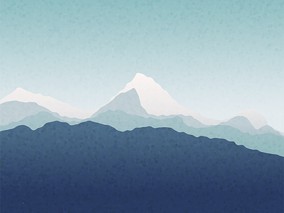 Zen Again android freebie illustration mountain peaks shapes vector wallpaper waves zen