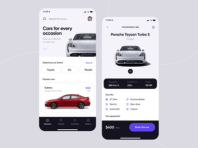 Car Rental App Concept app app design app redesign app ui car concept design design graphic design mobile app mobile design mobile ui redesign ui ui ux user interface ux