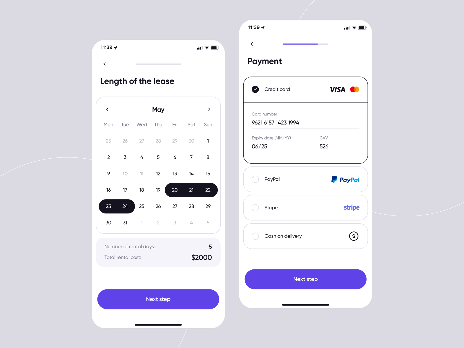 Car Rental App Concept by Marcin Dutkiewicz for eevo on Dribbble