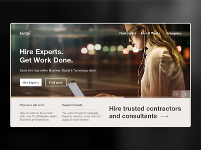 Hire experts branding design minimal typography ui ux web