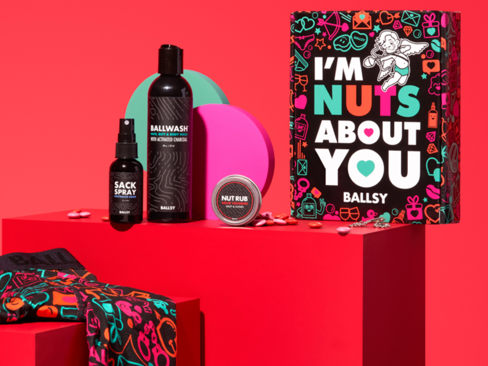 BALLSY Valentine's Day Packaging Design by wotto76 on Dribbble