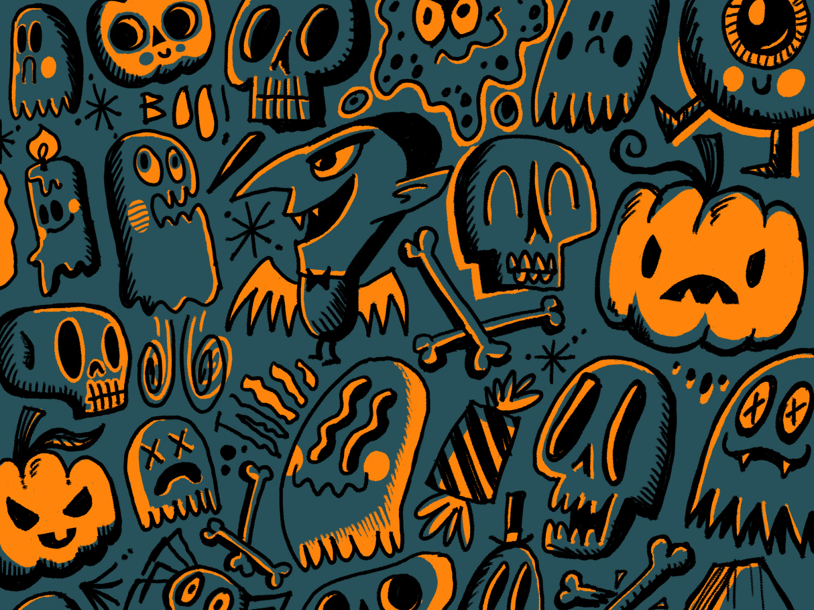 Halloween Doodle 2021 by wotto76 on Dribbble