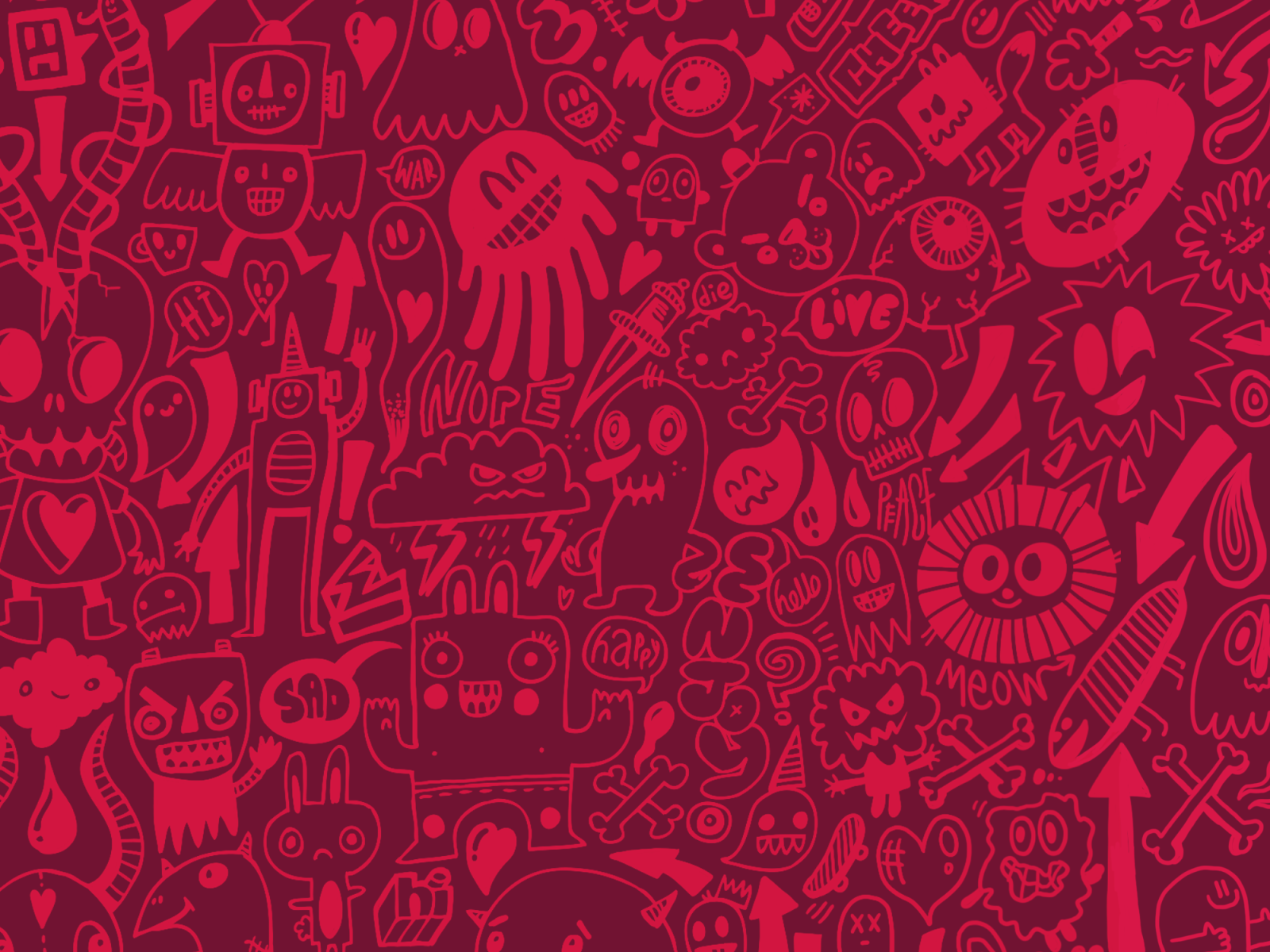 Doodle Pattern Number 5 by wotto76 on Dribbble
