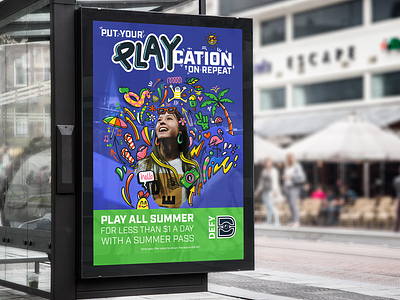 Defy PlayCation Campaign Illustrations