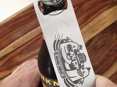 BrewLink x wotto bottle opener beer bottle bottle opener brewery brewing engraved logo metal