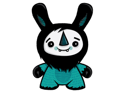 Kidrobot Dunny Concept beast character design cute designer toy kawaii kidrobot monster monsters vinyl toy wotto