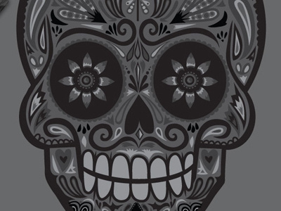 Calavera V calavera day of the dead day of the dead skull death floral illustration mexican mexico ornate skull sugar skull tattoo