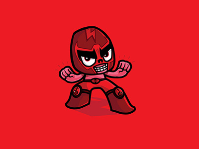 Red Rage Character Design angry character design character development cherry lucha libre mad mexican wrestler rage red rage unique wrestler wrestling