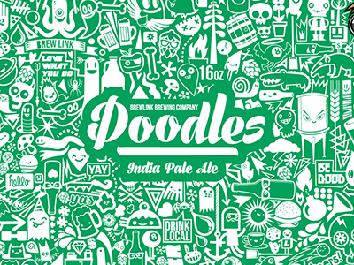 Doodles IPA - Can Design beer beer can can art can design doodles ipa packaging