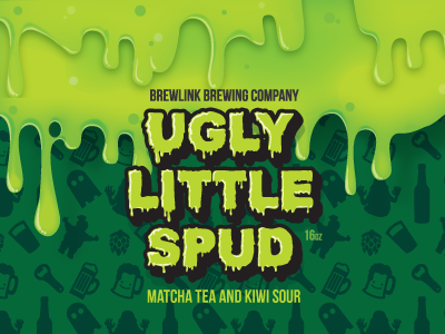 Ugly Little Spud - Can Design beer beer can beer can design beer design craft beer ghost ghostbusters halloween horror parody slime sour