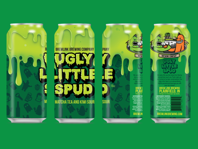Ugly Little Spud - Final Can beer beer can beer can design beer design craft beer ghost ghostbusters halloween horror parody slime sour